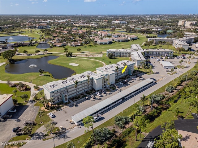 1660 Pine Valley Dr Unit 203, Fort Myers, FL 33907 - bird's eye view of apartment complex / building, a nearby body of water, and a golf club