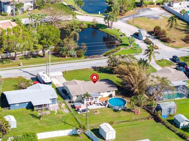 11831 Iona Rd, Fort Myers, FL 33908 - aerial perspective of suburban area featuring a nearby body of water