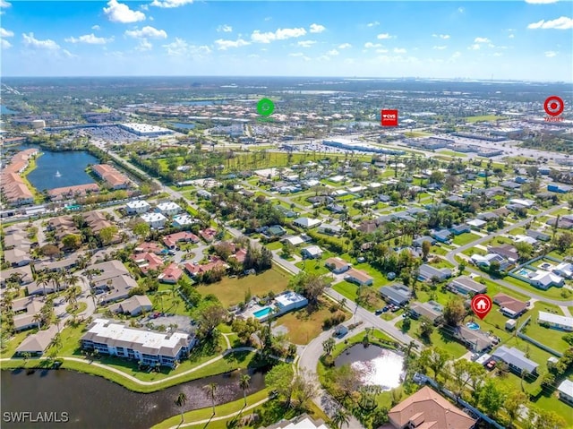11831 Iona Rd, Fort Myers, FL 33908 - view of property location featuring a large body of water and nearby suburban area