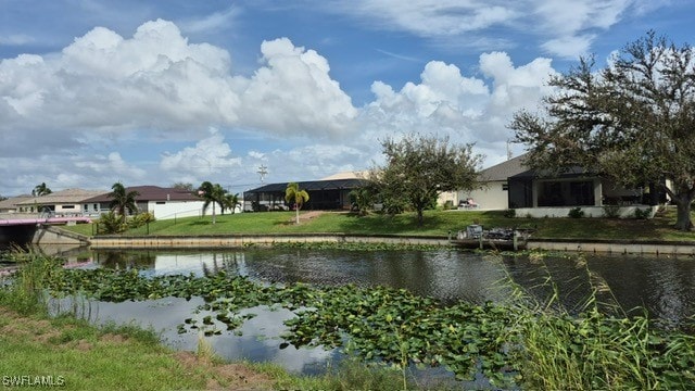 property view of water