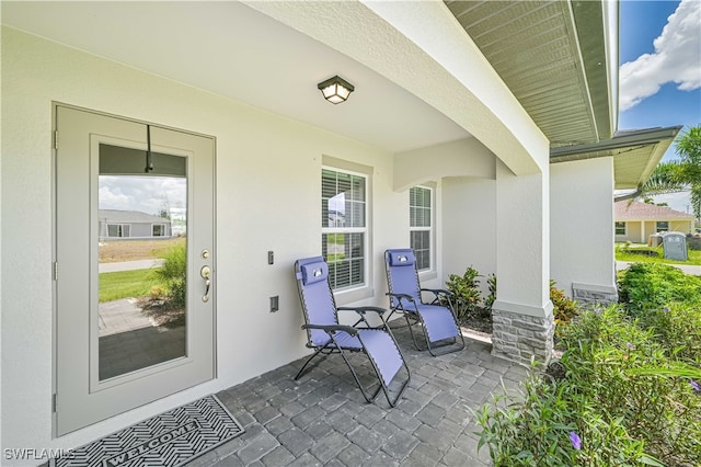 view of patio / terrace featuring a porch