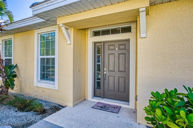 view of property entrance