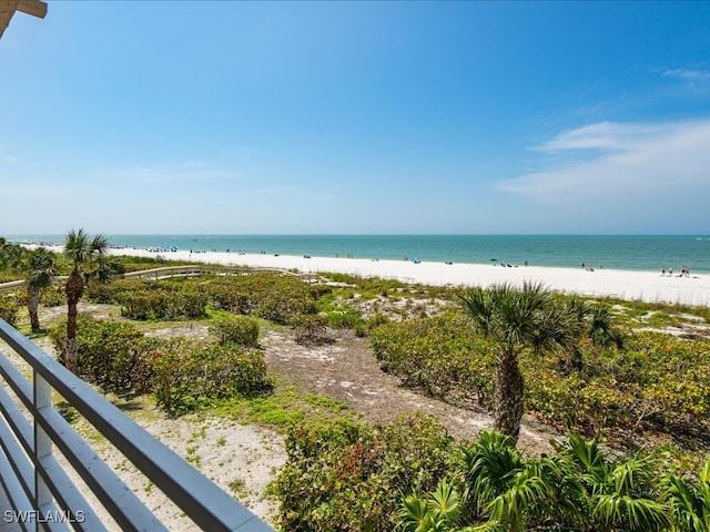 water view with a beach view