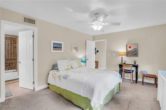 13663 Mcgregor Village Dr Unit 18, Fort Myers, FL 33919 - bedroom with carpet floors, baseboards, and a ceiling fan