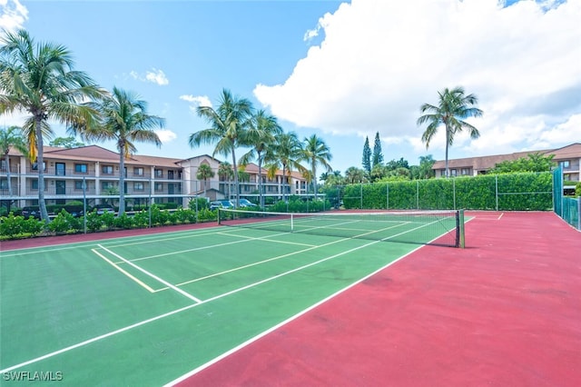 view of sport court