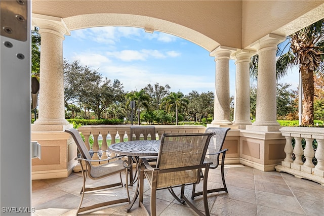 view of patio