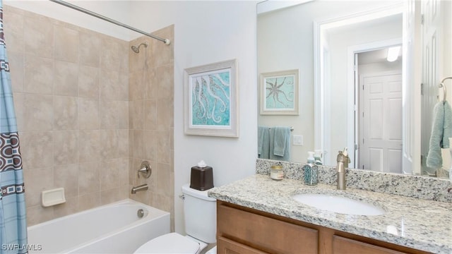 7788 Winding Cypress Dr, Naples, FL 34114 - full bath featuring vanity, toilet, and shower / tub combo