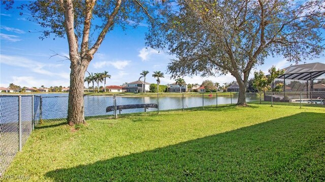 2876 Orange Grove Trl, Naples, FL 34120 - view of yard with a water view and a residential view
