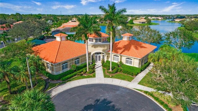 2876 Orange Grove Trl, Naples, FL 34120 - drone / aerial view of a nearby body of water