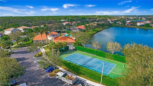 2876 Orange Grove Trl, Naples, FL 34120 - aerial perspective of suburban area with a nearby body of water