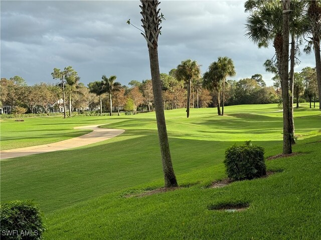 view of home's community featuring a yard