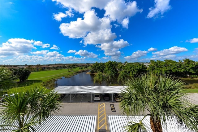 view of water feature