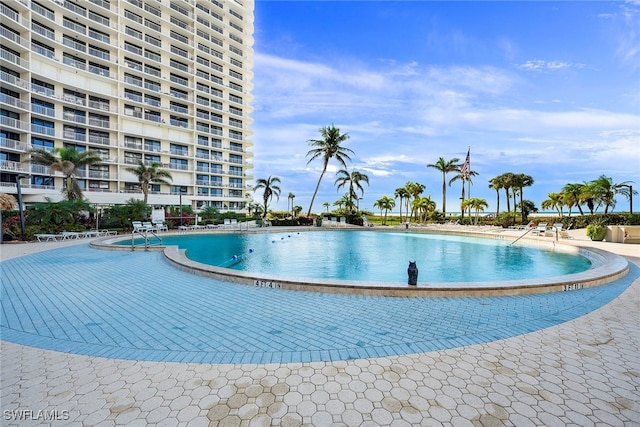 view of swimming pool