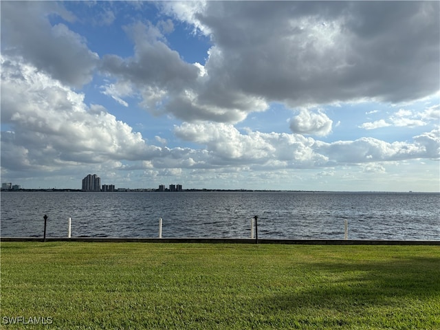 view of water feature