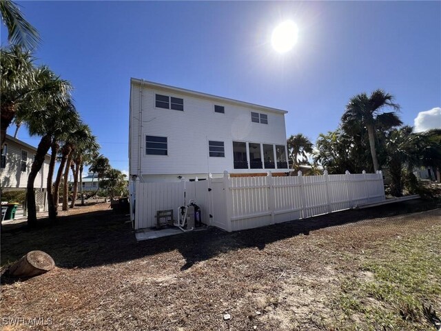 view of rear view of property