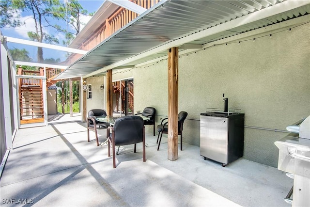430 Shady Hollow Blvd E, Naples, FL 34120 - view of patio with stairs