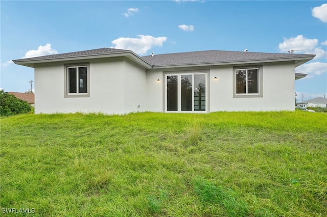 view of rear view of property