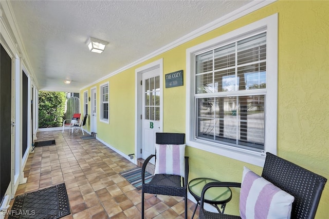 view of patio with covered porch