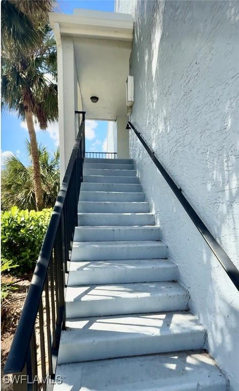 view of staircase