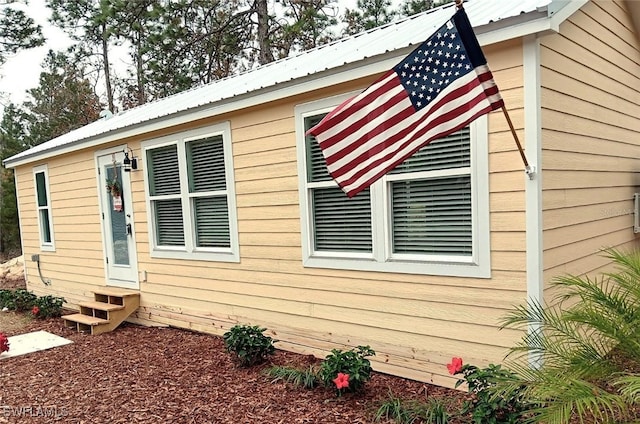 view of side of property