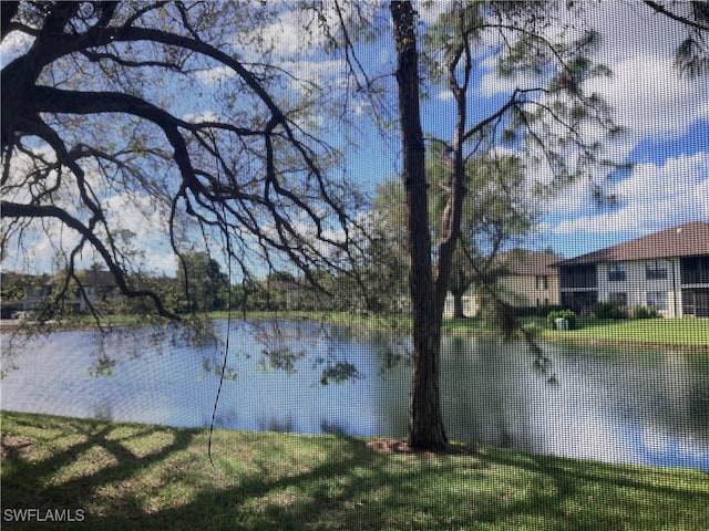 property view of water