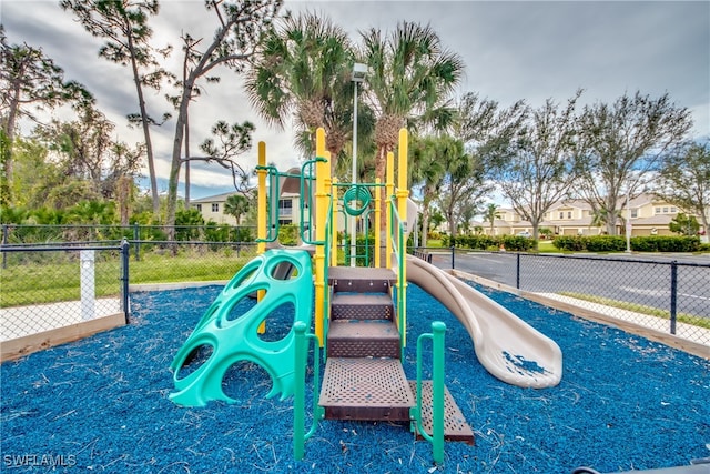 view of jungle gym