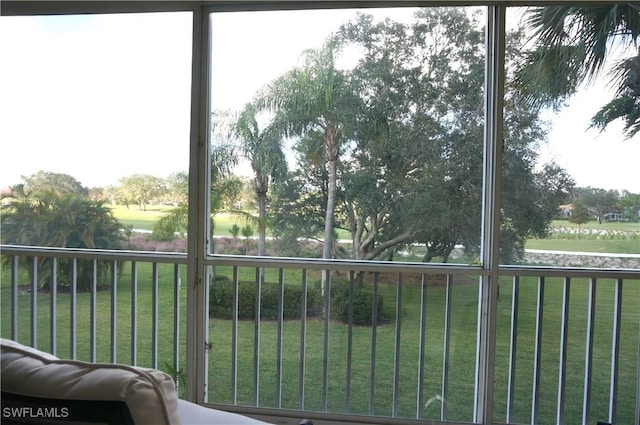 sunroom / solarium with plenty of natural light