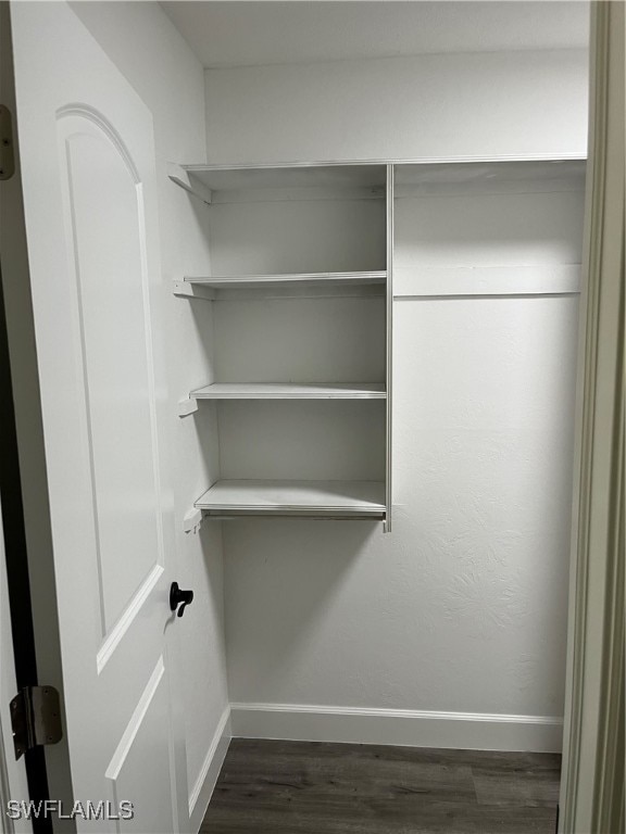 view of closet