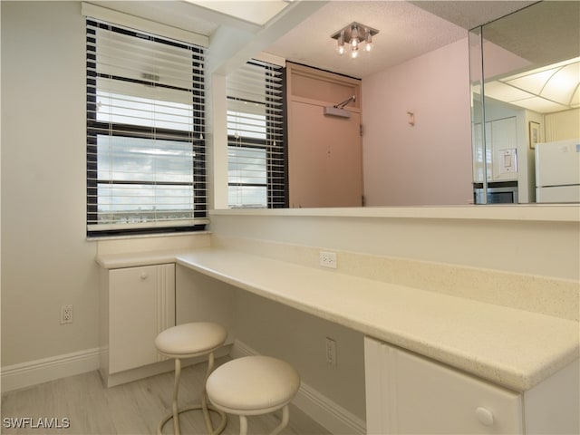 interior space featuring light hardwood / wood-style flooring