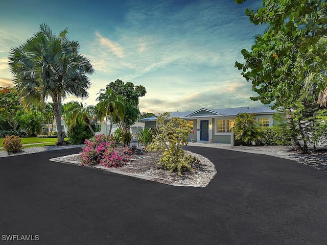 view of ranch-style house