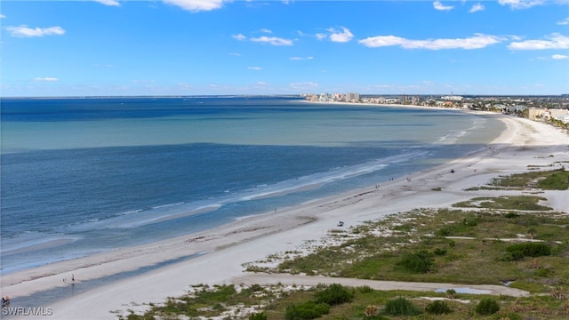 water view with a beach view