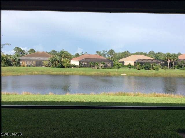 view of water feature