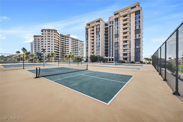 view of sport court