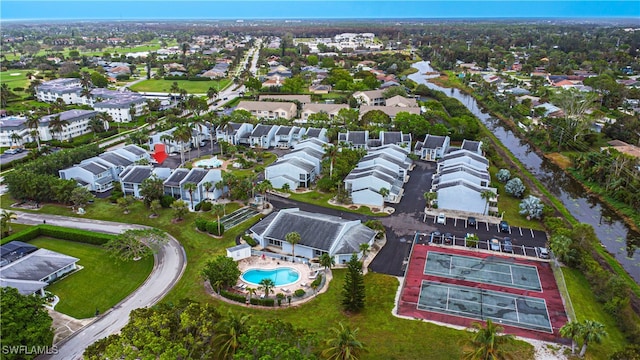 bird's eye view featuring a residential view