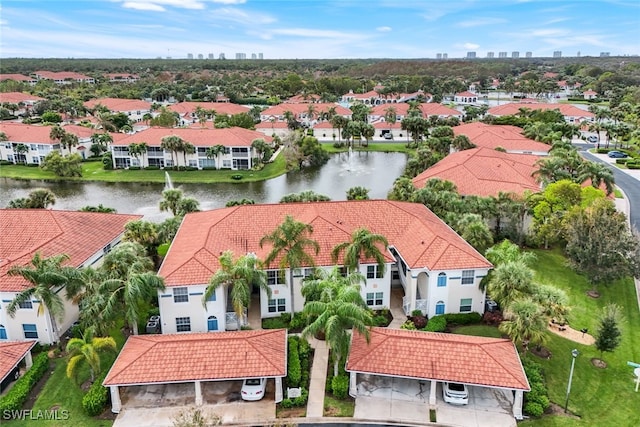 23711 Old Port Rd Unit 101, Estero, FL 34135 - aerial view of residential area featuring a nearby body of water