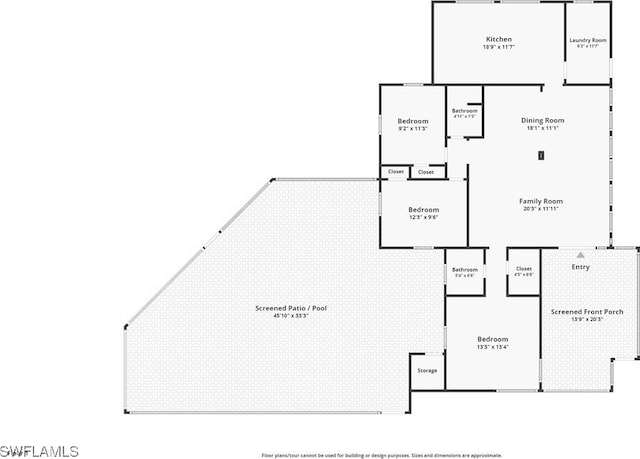 131 Falkirk St, Fort Myers Beach, FL 33931 - floor plan / room layout