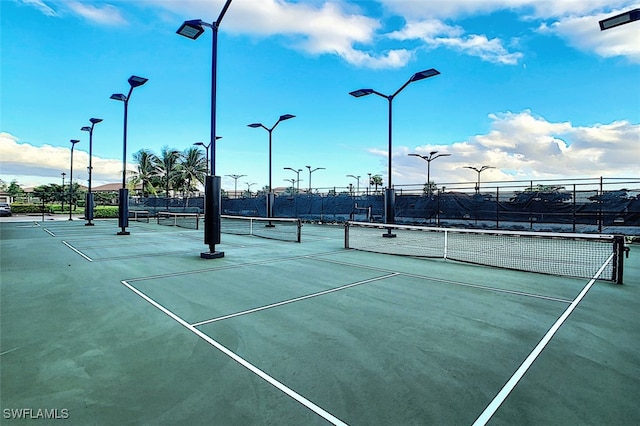 view of sport court