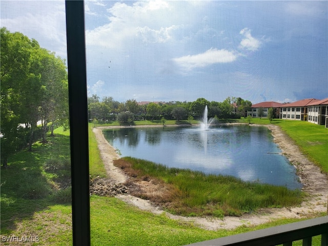 property view of water