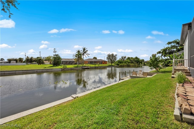 property view of water