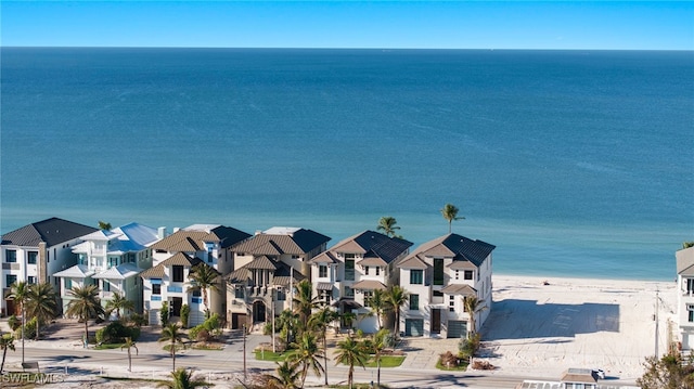 water view featuring a view of the beach