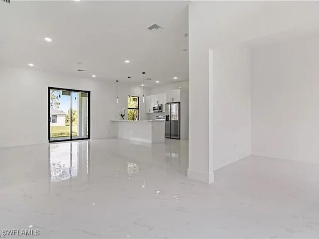 view of unfurnished living room