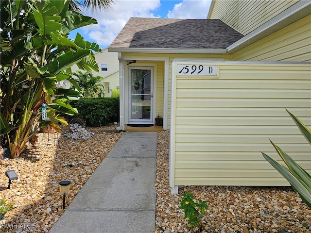 view of entrance to property