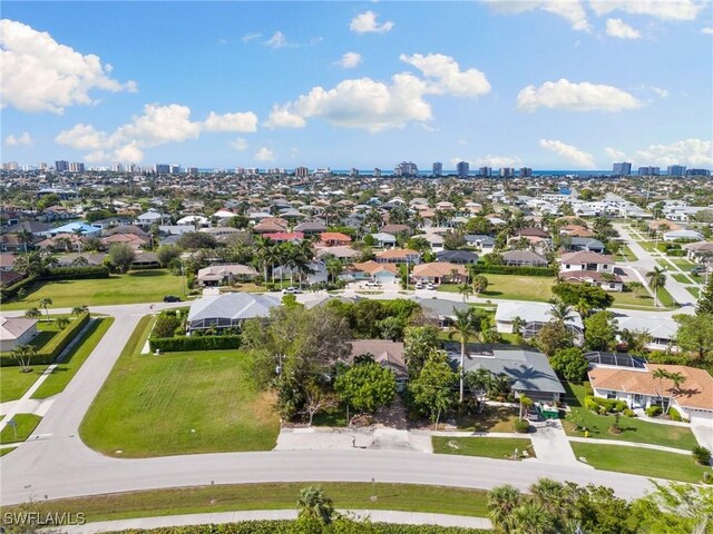 120 Sand Hill St, Marco Island, FL 34145 - aerial perspective of suburban area featuring skyline