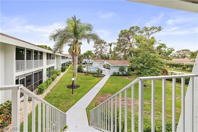 4126 Belair Ln Unit C6, Naples, FL 34103 - view of green lawn