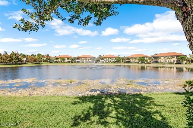 property view of water