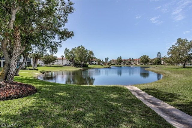 property view of water