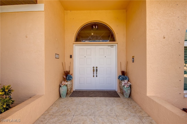 view of entrance to property