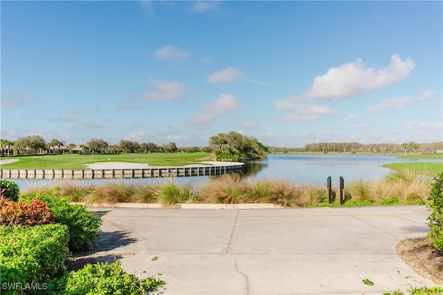 property view of water
