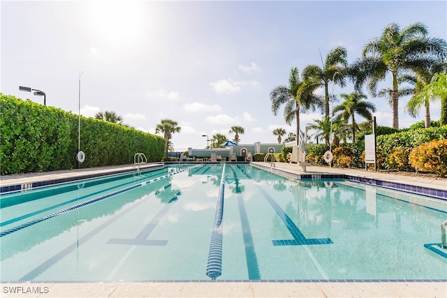view of pool