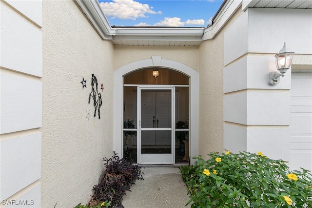 view of entrance to property